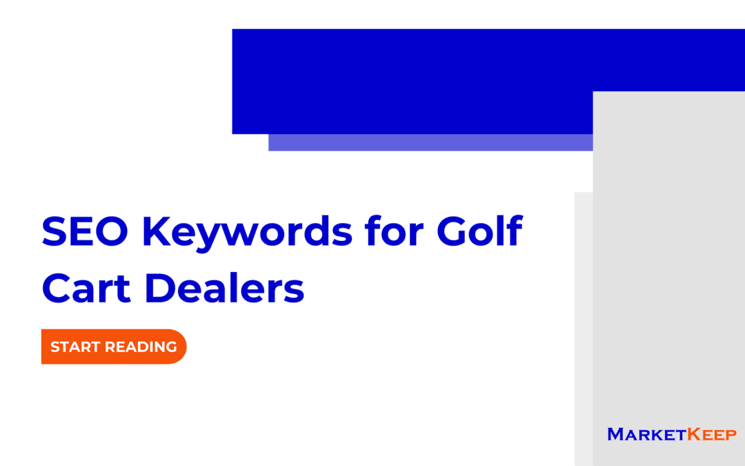 SEO Keywords for Golf Cart Dealers