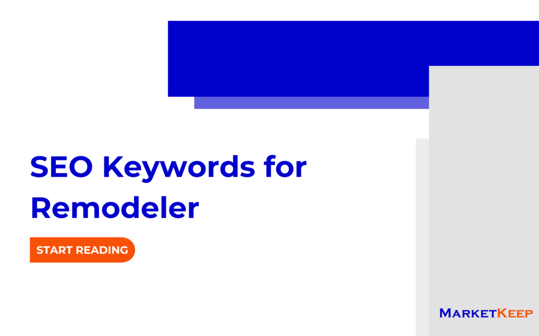 SEO Keywords for Remodeler