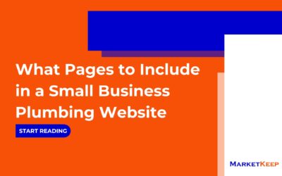 What Pages to Include in a Small Business Plumbing Website?