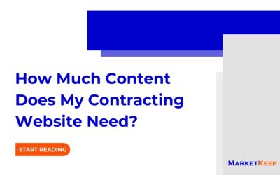 How Much Content Does My Contracting Website Need?