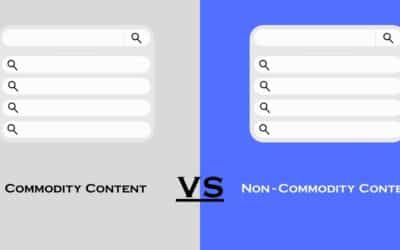Non-Commodity Content for Small Business Websites